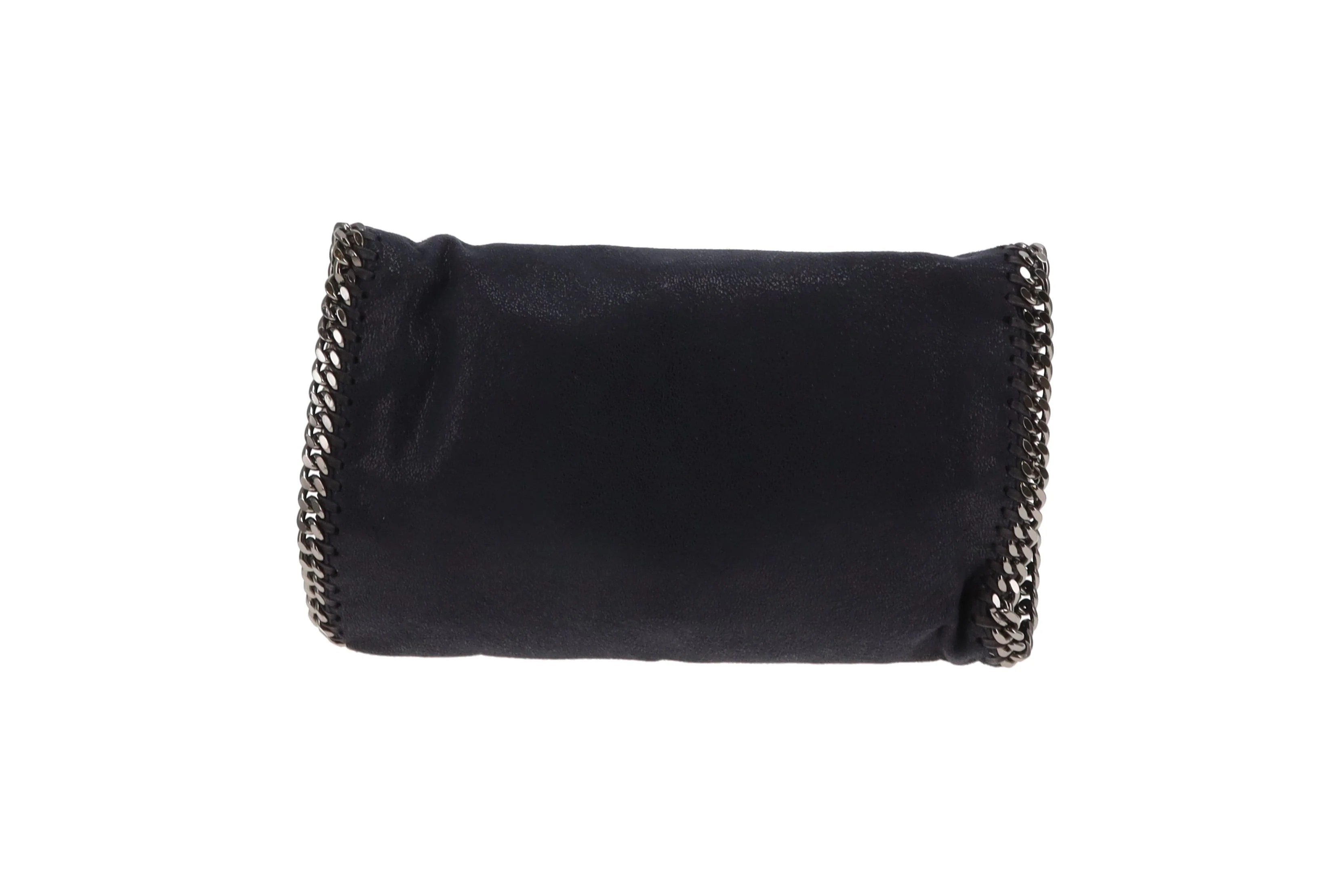 Stella McCartney Falabella Flap Shoulder Bag Navy SHW - Image 6