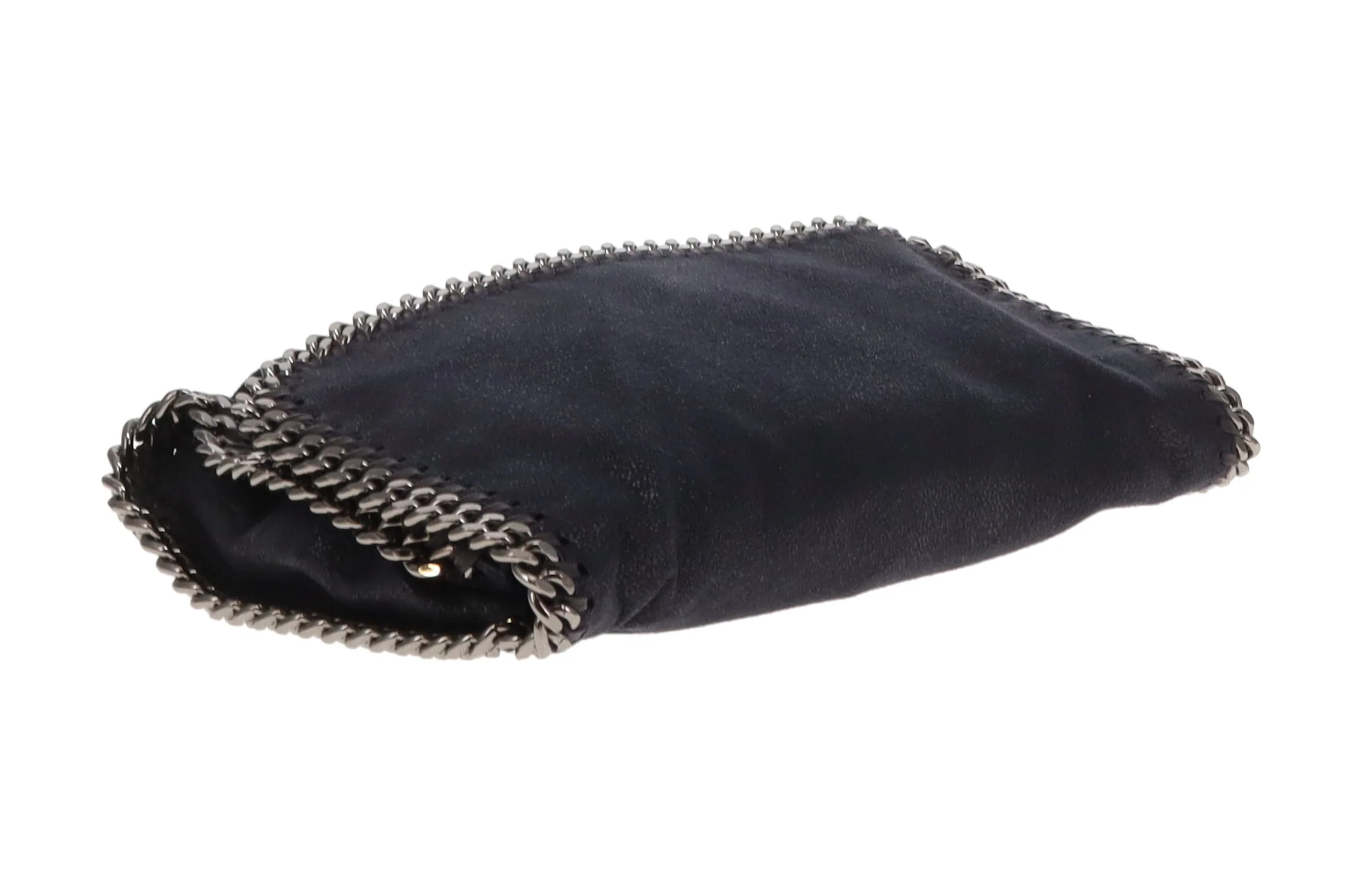 Stella McCartney Falabella Flap Shoulder Bag Navy SHW - Image 8