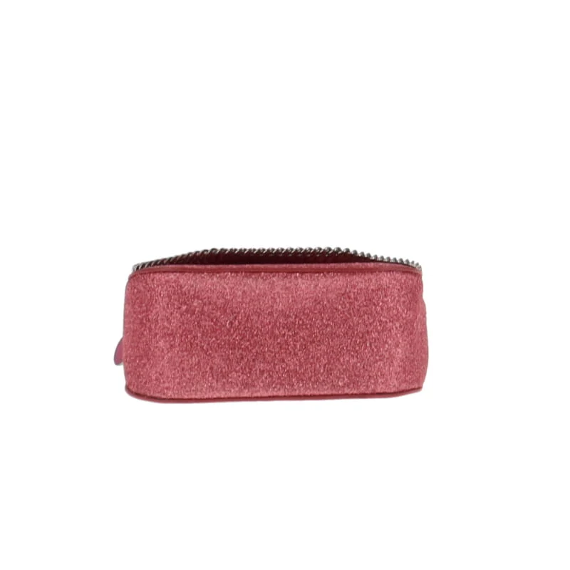 Stella McCartney Falabella Mini Box Glitter Pink - Image 7