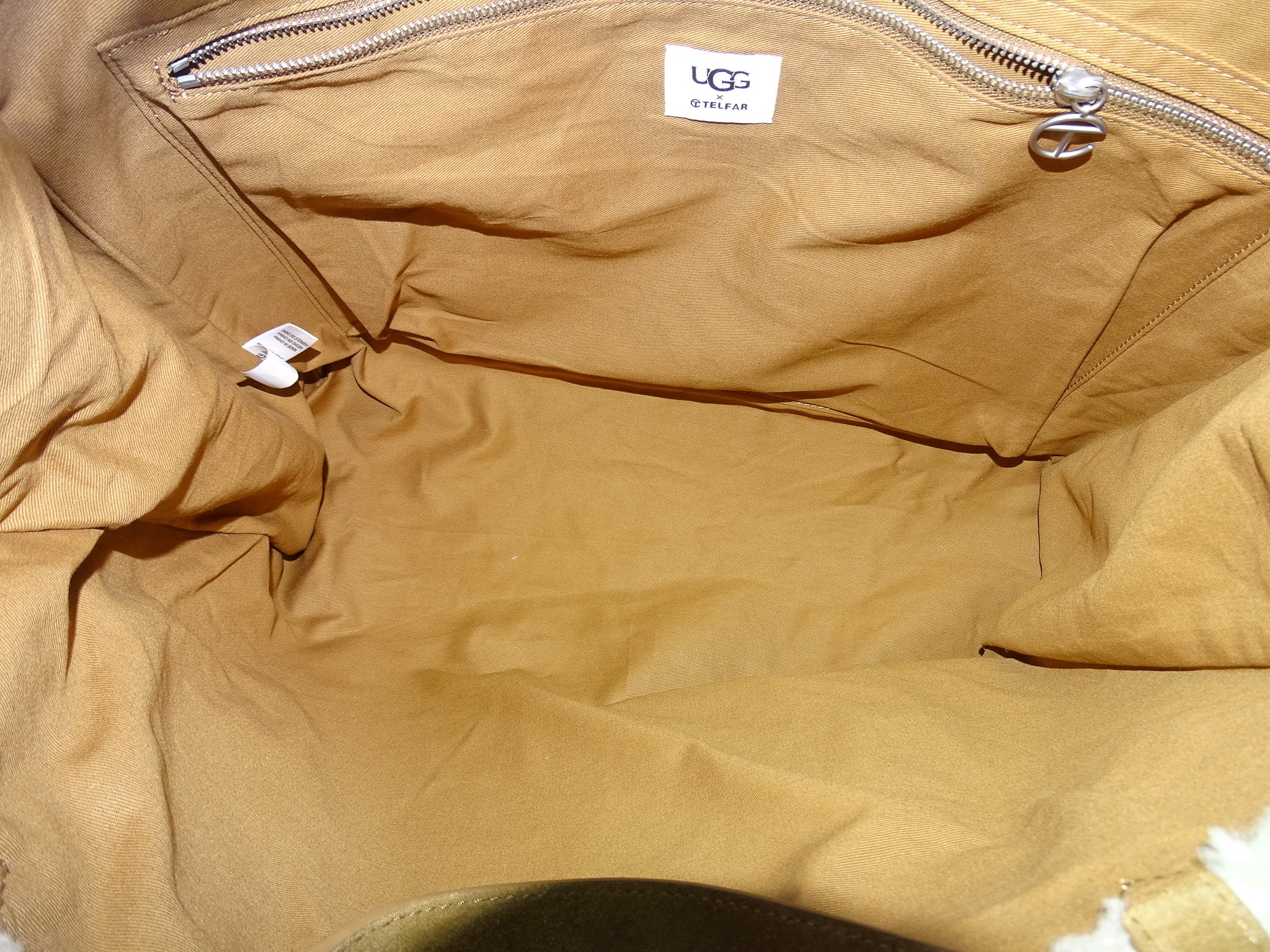 Telfar X UGG Large Shopper Chestnut - Image 14
