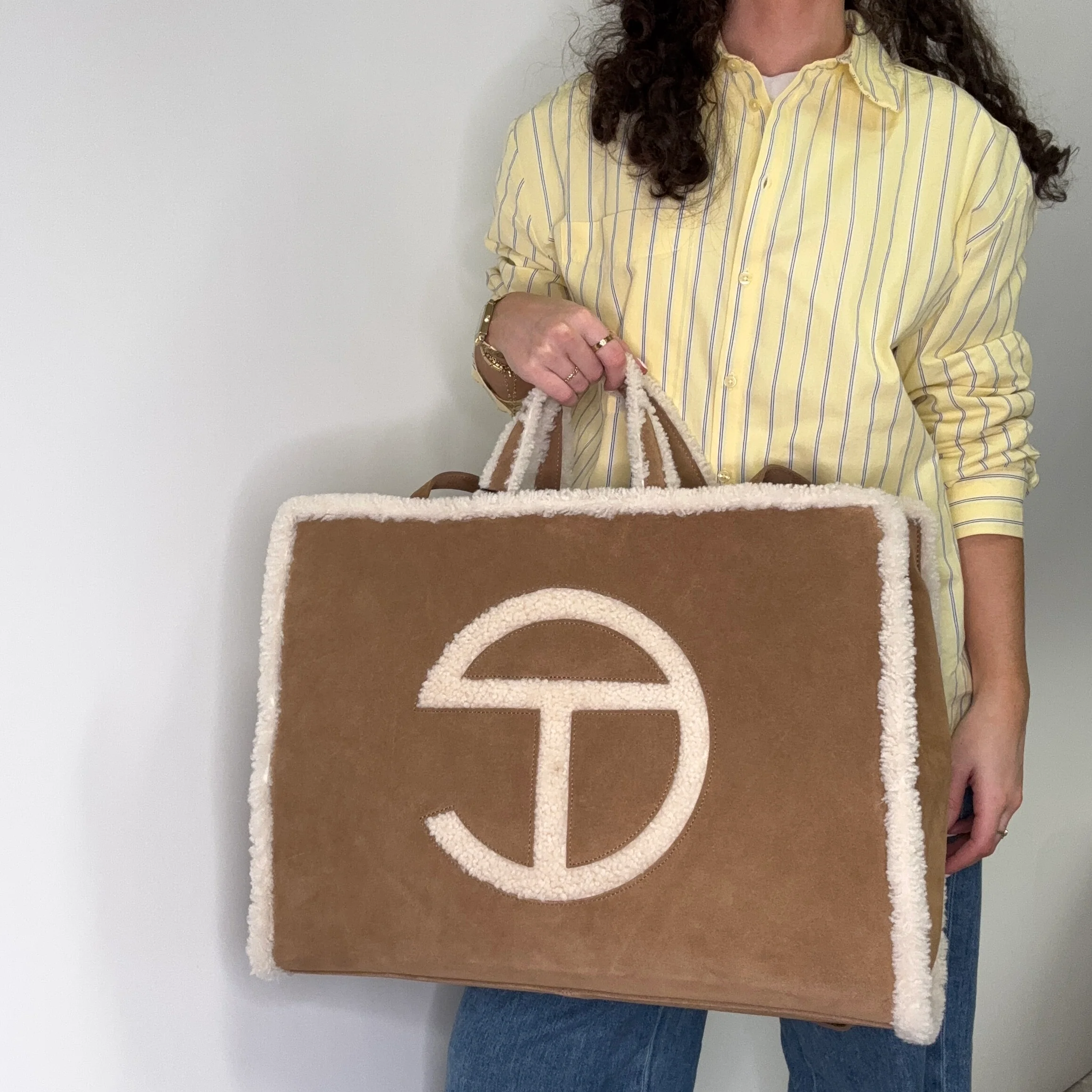 Telfar X UGG Large Shopper Chestnut - Image 2