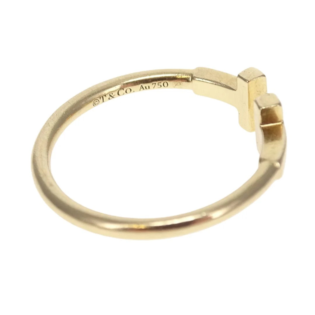 Tiffany & Co T Wire Ring 18K Yellow Gold size 57 - Image 4