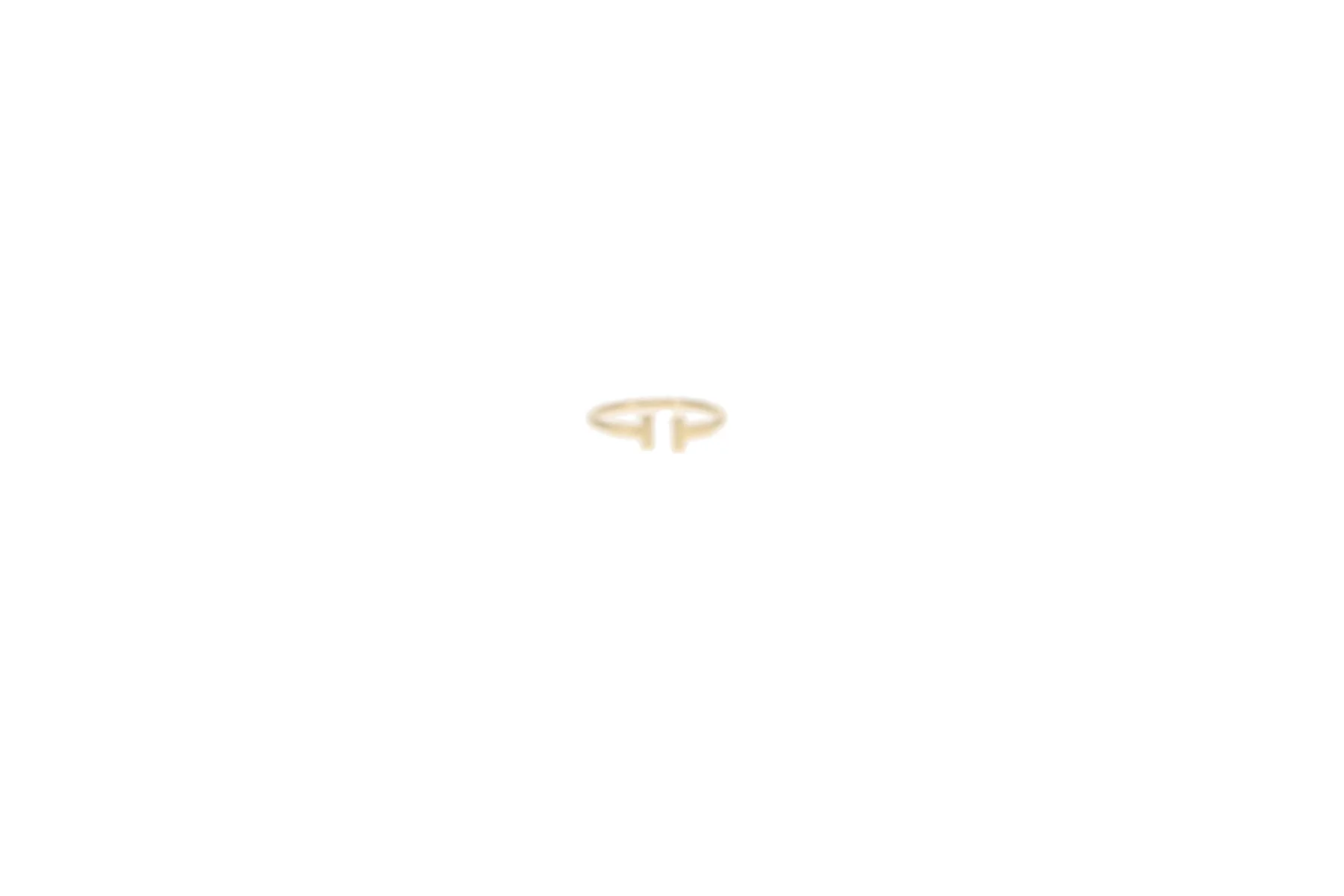 Tiffany & Co T Wire Ring 18K Yellow Gold size 57 - Image 5